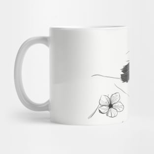 Floral girl Mug